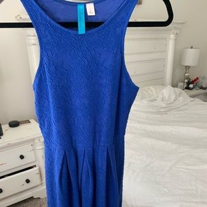 Royal blue T back dress